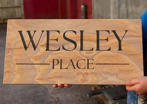 Sandstone House Sign