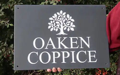 Slate House Sign With Image