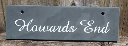 Slate Sign with Hanging Holes