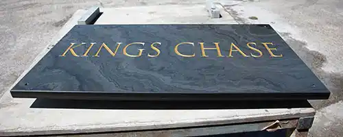 Large Slate House Sign