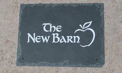 Rustic Slate House Sign