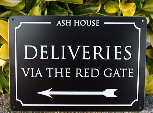 White Lettering - Black Board