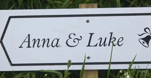 Recycled PVC Arrow Sign