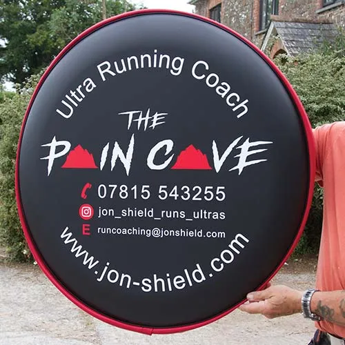 The fll wrap vinyl covers the whole disk. Full Wrap Wheel Cover - Red Skirt