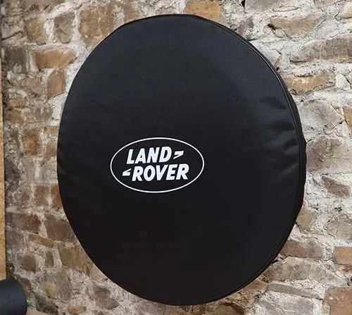 These are available in black, sand or olive green Land Rover Logo Canvas Covers