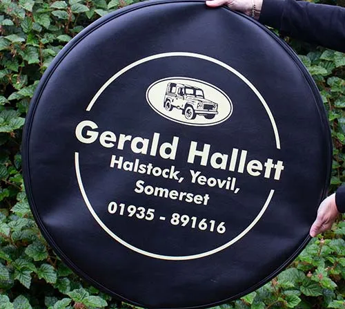 These are available in eight colours Screen Printed Trailer Covers