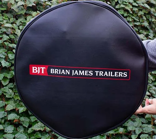 This can be made to any size Screen Printed Custom Tyre Covers