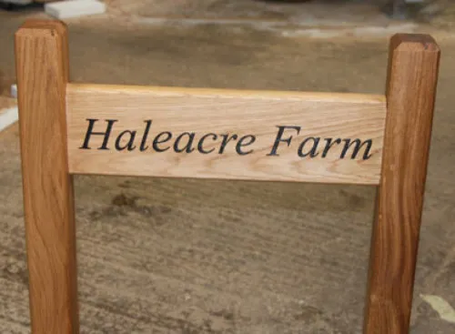 Oak Farm Entrance Sign