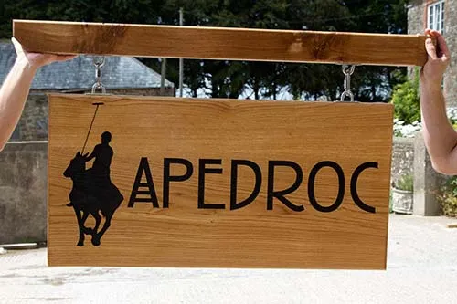 Large Oak Sign