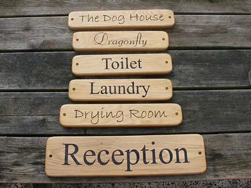 Selection of Oak Signs