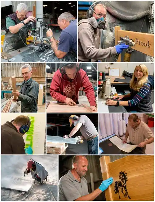 Sign Makers working at The Sign Maker!