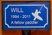 All in one - memorial plaque with tree stake All in one - memorial plaque with tree stake