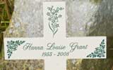 Corian memorial cross Corian memorial cross