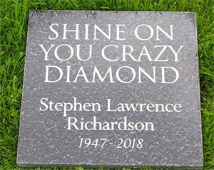 Lakeland slate memorial tablet.