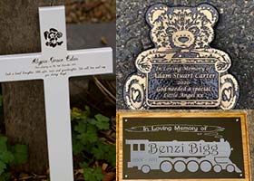 Childrens memorials.