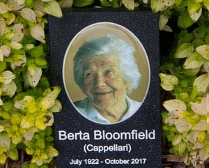 Made from vitreous porcelain these plaques provide a permanent outdoor memorial