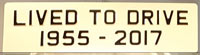 Vintage Number Plate Memorial Vintage Number Plate Memorial