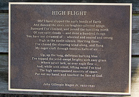 cast bronze plaque - ideal for memorials.