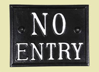 No entry