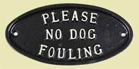Please no dog fouling