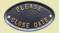 Please close gate