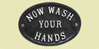 Now wash your hands