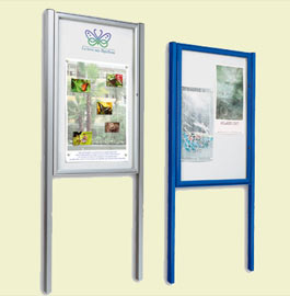Notice Board with Posts