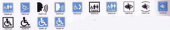 wheelchair symbols