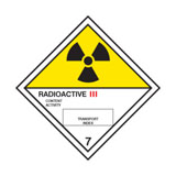 GHS label radioactive