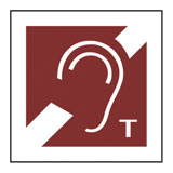 Braille hearing loop symbol