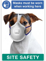 Masks Must Be Worn when working here Masks Must Be Worn when working here