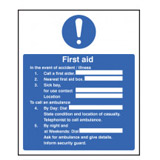 In the event of an accident - instructions In the event of an accident - instructions