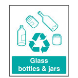 Glass bottle and jars recycling