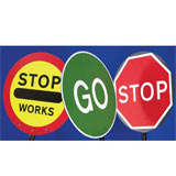 Lollipop signs