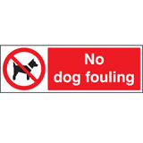 No dog fouling sign