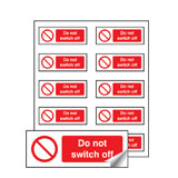 Do not switch off labels