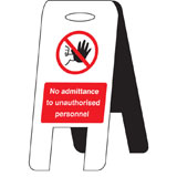 No unauthorised personnel