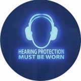 Mandatory Sign - Noise Activated Sign Mandatory Sign - Noise Activated Sign