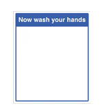 Wash hands mirror graphic