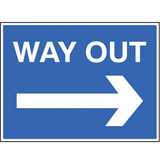 Way out sign