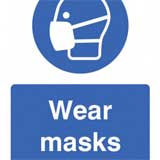 Mandatory Sign - Wear Masks Mandatory Sign - Wear Masks