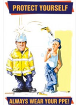 Always Wear Your PPE poster Always Wear Your PPE poster