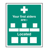 Your First Aiders Your First Aiders
Are:-