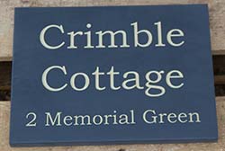 Superior Welsh Slate Signs & Memorials.