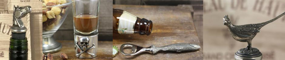 Bar gifts - bottle openers, bottle stoppers and lots more bar gifts.