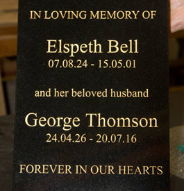 Black Granite Memorial