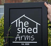 Home bars and garden pubs.