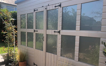 Stop prying eyes with frosted window vinyl. Stop prying eyes with frosted window vinyl.
