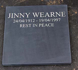 Welsh Slate Memorial Stone.