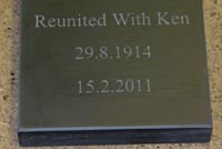 Thick slate memorials Thick slate memorials